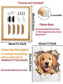 1 khung ảnh gỗ nguyên khối nguyên bản, phong cách nghệ thuật trang trí, vải bạt dày, khung tự làm cho tranh sơn dầu nghệ thuật và trang trí tường, thích hợp cho gia đình, phòng khách, văn phòng, cao cấp, phòng tắm, tiệc tùng, quà tặng, cặp đôi - gừng - Xem 16