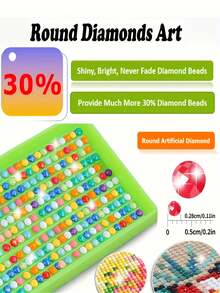 Ghost Reading Newspaper In The Toilet Diamond Painting New Style DIY Hand-Unzipped Diamond Stickers Healing Halloween Theme Frameless Painting Round Diamond Decoration Hanging Painting - 彩色 - 查看 8