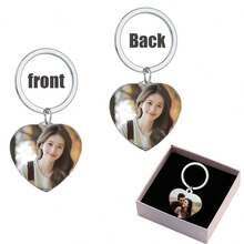 Custom Heart Pendant Necklace - Personalized Dog Tag Photo, Stainless Steel, Ideal For Couples, Valentine's Day And Christmas Gifts,Silver,Stylish,Colorful,Vintage,Simple,Unisex,Casual,Cuties,Custom,Personalized,Unique,Ideal Gifts For Him,Ideal Gifts For Her,Her,Boyfriend,Girlfriend,Dad,Mom,Family,Friends,For Anniversaries,For Birthdays,For Graduation,For Prom,For Party,Jewelry,Jewelry,Chic Autumn,Jewelry & Watches,Customized Fashion Photo Necklaces - Multicolor - View 26