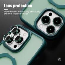 Hadaasi 1 个绿色柔软触感磨砂磁性枢轴支架，带合金镜头膜，PC + 硅胶 TPU 二合一，带隐藏式可旋转磁性金属可折叠指环支架，超薄防震半透明磨砂气垫防指纹手机壳，兼容 Apple 17 Pro/17 Pro Max/17 Air/17/16 Pro/16 Pro Max/16 Plus/16/16E/SE4/15 Pro/15 Pro Max/15 Plus/15/14 Pro/14 Pro Max/14 Plus/14/13 Pro/13 Pro Max/13/12 Pro/12 Pro Max/12/11 Pro Max/11/11 Pro 防水防摔防刮 - 綠色 - 查看 4