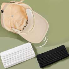 10pcs Disposable Summer Sweat-Absorbing Stickers For Baseball Caps And Golf Caps - Adjustable Breathable Polyester Fiber Clips, Helmet Protectors For Sports And Outdoor Activities, Hat Accessories