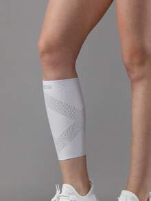 VBOSI 1 件男女款 3D 针织透气压缩小腿套,带透气孔,支持跑步和篮球,健身房配件 - 彩色 - 查看 3