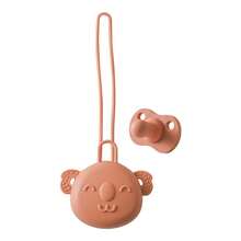 Minimalist Multi-Color Koala Pacifier + Storage Bag Set, Baby Teething & Soothing Toy, Washable Safe Soft Silicone - Multicolor - View 18