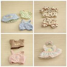 仅 1 件衣服，适合 17 厘米第一代、第二代、第三代娃娃服装，包括裤子、衬衫、配饰、帽子、T 恤、连衣裙、套装 - 彩色 - 查看 5