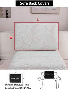 1pc Stretch Sofa Cover, Non-Slip Full Coverage Sofa Seat Cover, Suitable For All Seasons, Furniture Sofa Cushion Cover, Fabric Thickened Sofa Blanket, Machine Washable, Dust-Proof, Pet-Friendly, Plush Fabric, Light Gray, Suitable For Bedroom, Office, Living Room, Sectional Sofa And 1/2/3/4 Seater Sofa - Light Grey - View 19