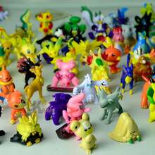 10/24 件  2-4 厘米口袋妖怪模型、 毛绒玩具、Pokeball 装饰、万圣节和圣诞节礼物（随机搭配） - 彩色 - 查看 4