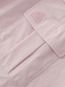 Balabala Tween Girl 粉色 2025 夏季新款雨伞工装裙