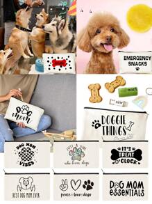 1 Peça/5PCS Bolsa de Guloseimas para Cachorros, Bolsa de Armazenamento de Item de Estimação para Cachorro, Bolsa de Treinamento de Cachorro, Bolsa de Guloseimas para Cachorro/Festa de Aniversário para Animais de Estimação, Bolsa de Maquiagem Dog Butt Gallery, Bolsa de Cosméticos Engraçada de Cachorro Filhote Bonita Melhor Ideia de Presente para Amantes de Cachorro, Adolescentes e Mulheres, Presentes para Donos de Cachorro, Presentes de Aniversário, Natal Dia dos Namorados, Bolsa de Maquiagem, Presentes para Mães de Cachorro, Presentes Engraçados para Mães de Cachorro, Pequena Bolsa de Cosméticos para Bolsa, Perfeita para Levar um Tratamento em Cada Viagem ou Fora ou Passear com o Cachorro como uma Bolsa de Guloseimas.