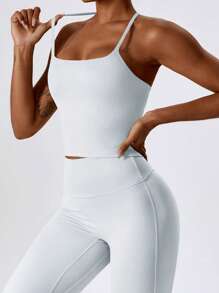 Yefecy Soutien-gorge de yoga respirant, soutien-gorge de sport pour le fitness en plein air, la course, le Top de fitness pour femmes, séchage rapide, vêtements de sport, débardeur de yoga