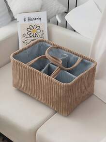 1pc Mommy Diaper Wet Wipes Storage Bag, Multi-Compartment Hanging Organizer, Spacious Maternity Tote