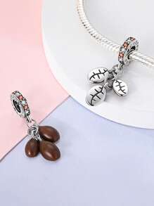STYFNE 1 pieza de Cuentas colgantes con diseño de frutas y verduras surtidas, adecuado para hacer pulseras y joyas DIY, regalo hecho a mano para mujer en uso diario