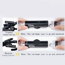 VXM Bicycle Front Light, Powerful Flashlight Headlight For Road Bike/Mountain Bike, Night Riding Light
