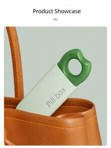 3格便携式药盒旅行随身携带简易迷你多功能多格设计药盒/防潮密封