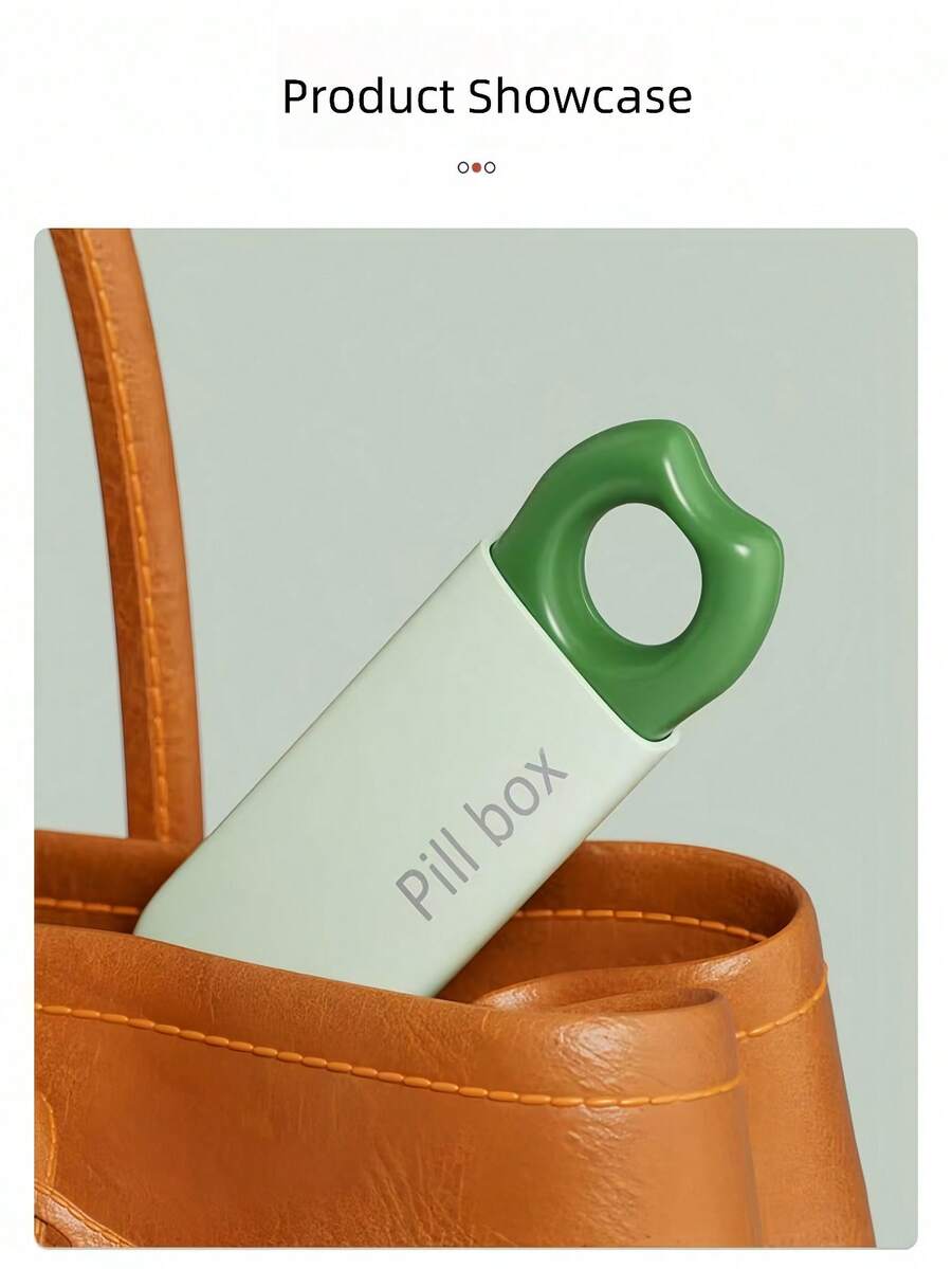 3格便携式药盒旅行随身携带简易迷你多功能多格设计药盒/防潮密封