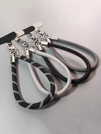 1 件户外徒步手机挂绳腕式短金属钩强力防断男女通用旅行旅游防丢手机壳挂绳