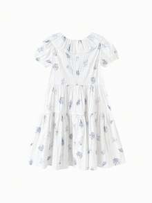 Balabala Váy công chúa mùa hè 2025 cho bé gái tay bồng - Tông màu trắng - View 5