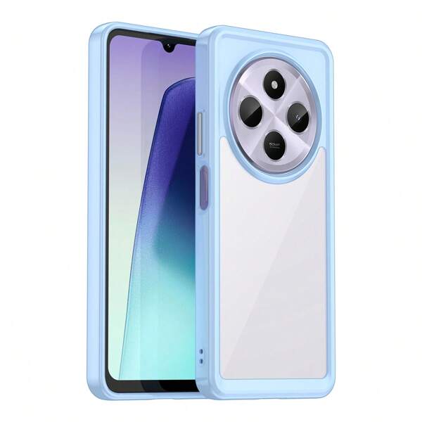 DECOPHONE Étui de téléphone portable de luxe bleu clair pour OPPO Find X8 Pro, Reno 12, FS A80, A60, A40M, A40, Reno 11 Pro, A3 Pro, A3X, A2, A79, A78, A58, 15 Pro, 14T Pro, 14, 13T, 13, 12T Pro, 12S Ultra, 12S, 12X, 12 Pro, 12 Lite, Redmi Note 14 Pro, 13 Pro+, A3, A2+, A2, A1+, A1, 14C, 13C, 12C, 12, Poco C75, C65, C51, C50, C31, F6 Pro, F5, F4, F3