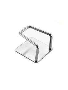 1 Piece Kitchen Sink Rack - Stick-On, No Drilling Required Sponge Rack And Drain Rack | Wall Mounted Towel And Accessory Storage Hook