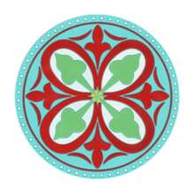 6pcs/Set Bohemian Soft Silicone Cup Coasters, Dining Table Heat Insulation Non-Slip Mats, Coffee Tea Cup Placemats