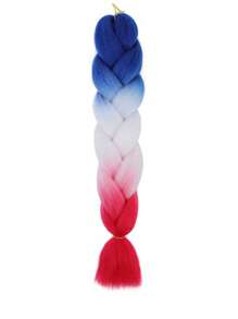 Estensioni per trecce arcobaleno da 24 pollici, capelli sintetici viola professionali, trecce jumbo, estensioni per capelli colorate a gradiente africane per intrecciare all'ingrosso per Ognissanti e Natale