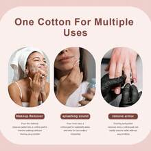 1 Pack Disposable Soft Facial Cleansing Cotton 100pcs-COTTON