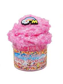 1 件 100ML 彩色豆泥、水晶泥、抗压力挤压泡泡泥、雪花泥、生日派对、圣诞节、万圣节、儿童和成人 DIY 抗压力玩具的礼物，超柔软不粘