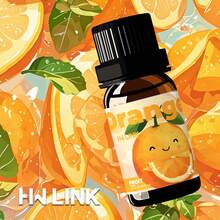 HWLINK 10毫升甜橙精油，适用于香薰机，100%纯天然甜橙油，可用于清洁和蜡烛制作，香味宜人，是节日送礼佳品。 - Orange - 查看 2