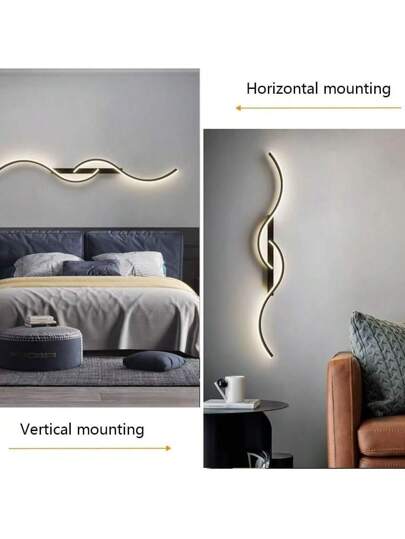 1pc LED Rechargeable Wand Light, Remote Control Dimming, Easy Installation Semi Flush Mount Hardware, Ambient Lighting 60/80cm Aluminum, 5V2A 4000mAh Bedroom Kitchen Corridor Staircase Villa Restaurant Verlichting Fixture view 10