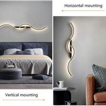 1pc LED Rechargeable Wall Light With Remote Control Dimming Function, Easy Semi-Recessed Installation, 60/80cm Aluminum Lamp Body, 5V2A 4000mAh, Suitable For Bedroom, Kitchen, Corridor, Staircase, Villa, Dining Room And Other Lighting Fixtures - Rechargeable Model (remote Control Dimming) - View 11