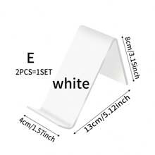 2 pezzi di Rastrelliera trasparente per scarpe in plexiglass, supporto per scarpe in acrilico trasparente