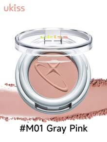 ukiss Matte Eyeshadow, High Pigmentation, Fine Texture, Long-Lasting Shimmer, Lightweight & Smooth, Suitable For Party Makeup