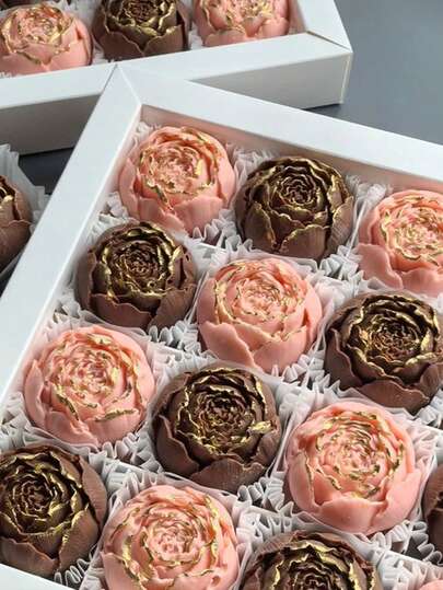 1 pieza Molde de silicona con forma de capullo de rosa | Textura realista de venas de pétalos, flexible, multiuso, fácil desmolde | Vela, decoración de chocolate, repostería con fondant | Herramienta decorativa para el hogar, idea de regalo romántico para festivales