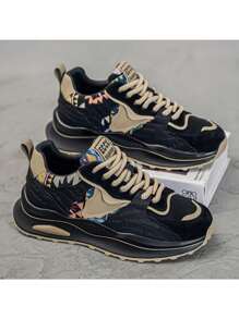 Men's Casual Sports Shoes, Fashion Breathable Lightweight Outdoor Training Fitness Versatile Sneakers, Match Well With Jeans Or Sports Pants