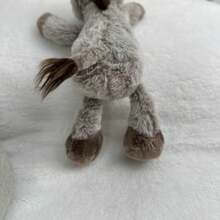 Almohada de peluche de 12 pulgadas con burro, juguete de peluche lindo, regalo para el Día de la Madre, cumpleaños de amigos, regalo de Navidad, regalo de cumpleaños con estilo navideño, juguete de peluche navideño, juguetes esponjosos, peluche de gaviota, animales de peluche, osito de peluche, oso de peluche navideño, burro, juguetes