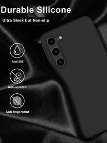 2mm Thick Smooth Silicone Liquid Protective Phone Case Sleeve, Shock-Absorbing Soft Microfiber Lining, Compatible With Apple, Pixel, Redmi Note, OPPO, Vivo, Honor Waterproof Anti-Fall Scratch Resistant - Pink - View 5