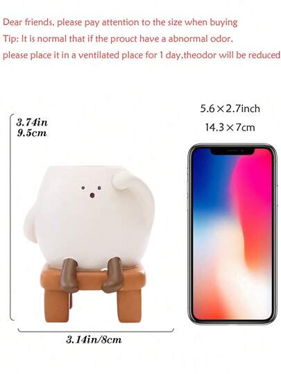 1pc Glossy Swing Smiling Face Planter Pot Head, Small Hang Indoor Outdoor Plants, Schattige Flower String Of Pearls Plant Live, Happy Resin Succulent Home Vase Room Glass view 8