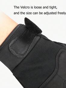 1 par de guantes sin dedos negros, guantes tácticos sin dedos transpirables y ligeros para actividades al aire libre como tiro, caza, conducción de motocicleta y escalada.