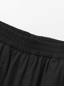 Balabala Children's Short Sleeve Set 2025 New Summer Two Pieces Set Cool Feeling - White and Black - View 8