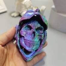 1pc 3D Printed Mechanical Girl Desktop Ornament, Transformable Desk Toy, Crafts Gift For Men, Collectible (Note: Due To 3D Printing, Color May Vary Slightly From The Actual Product)