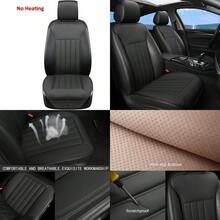 Car Seat CoversFour Season Universal AntiSlip Front Seat Covers With Backrest 2PCBlack - 2PC-Black - View 1