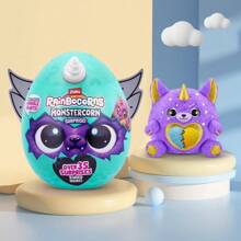 ZURU Huevos sorpresa con criaturas fantásticas con cuernos - Colección de 6 figuras de peluche misteriosas en caja ciega, regalo de cumpleaños perfecto para niñas