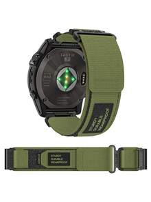 26mm/22mm Strap For GARMIN Fenix 7X 7 7S 6X 6 6S Pro 5 5X 5S Epix 2 Soft Wear-Resistant Strap Body For 965 Instinctive Quick Release Replacement Watch Band High Mountain Nylon Loop Hook-And-Loop Metal Breathable Lightweight Sports Strap - Multicolor - View 5