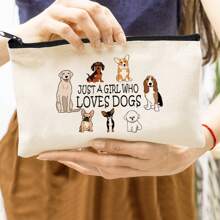 1 Peça/5PCS Bolsa de Guloseimas para Cachorros, Bolsa de Armazenamento de Item de Estimação para Cachorro, Bolsa de Treinamento de Cachorro, Bolsa de Guloseimas para Cachorro/Festa de Aniversário para Animais de Estimação, Bolsa de Maquiagem Dog Butt Gallery, Bolsa de Cosméticos Engraçada de Cachorro Filhote Bonita Melhor Ideia de Presente para Amantes de Cachorro, Adolescentes e Mulheres, Presentes para Donos de Cachorro, Presentes de Aniversário, Natal Dia dos Namorados, Bolsa de Maquiagem, Presentes para Mães de Cachorro, Presentes Engraçados para Mães de Cachorro, Pequena Bolsa de Cosméticos para Bolsa, Perfeita para Levar um Tratamento em Cada Viagem ou Fora ou Passear com o Cachorro como uma Bolsa de Guloseimas.