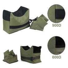 Tactical Front & Rear Bag Rifle Support Sandbag Without Sand Military Sniper Shooting Target Stand Hunting Gun Accessories - Green - View 3