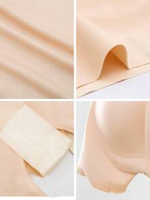 1 Piece For Women's Waist, Belly, And Buttocks Lifting, Micro-Shaping, Markless Padding Buttocks, Fake Buttocks, Women's Body Shapewear Bottom - Apricot - View 8