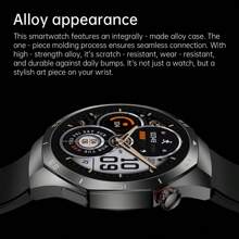 Jooeniok Montre intelligente 5 Pro 2025 Nouvel An, écran HD, commande vocale IA, appel sans fil, plus de 100 modes sport, suivi de la condition physique pour sports de plein air. Montre intelligente homme, cadeau pour Noël, la Saint-Valentin, la Fête des pères