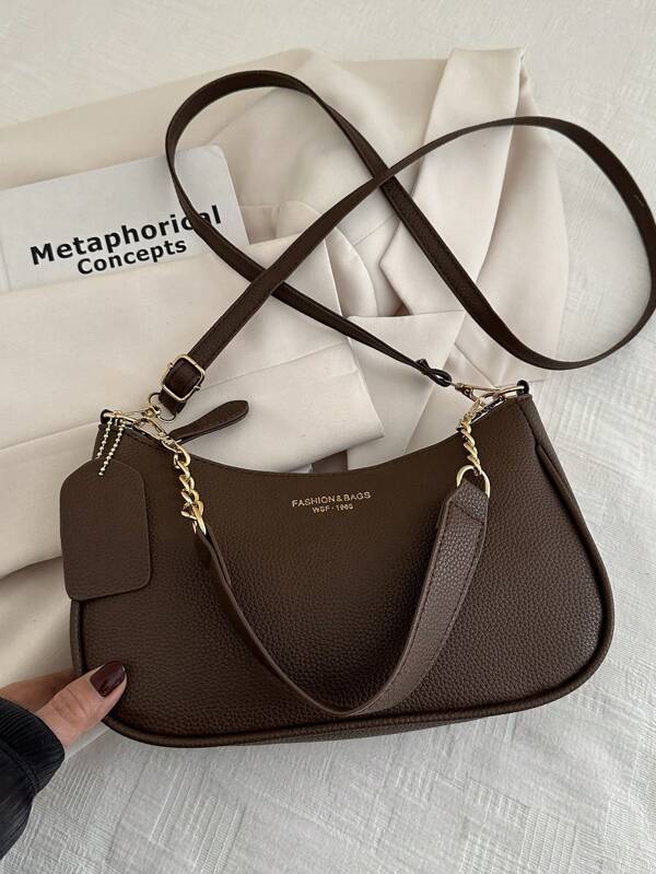 Bolsa transversal feminina versátil, simples e elegante, com letras de cor sólida, ideal para compras, carteiras, compras, jovens mulheres, estudantes universitárias, recém-chegadas e trabalhadores de colarinho branco. São ideais para escritórios, universidades, trabalho, negócios, deslocamento diário, atividades ao ar livre, viagens e passeios.