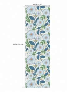 Boho Floral Removable Peel And Stick Wallpaper Paisley Wall Art Wall Decor Blue And White Flowers On Navy Bluekid's Room Self Adhesive Wallpaper Room Decor Home Decor Wallpapers Wall Paper Bathroom Kitchen Wall Stickers Wall Sticker