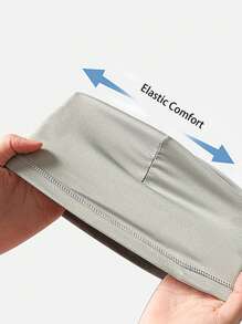 1 pièce Casquette de cyclisme pour hommes, protection contre le vent et le soleil d'été, casquette de sport en couleur unie douce pour vélos, motos et casques extérieurs, casquette de cyclisme respirante d'été pour hommes, couvre-tête solaire