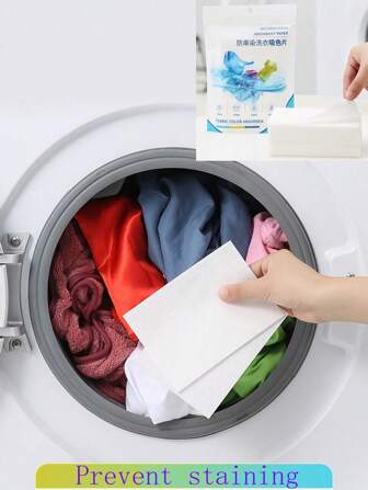 50pcs Anti-Cross Dyeing Master Piece, Color-Absorbing Paper, Color-Absorbing Paper, Color-Absorbing Sheet For Home Washing Machine, Anti-Crossing Color-Absorbing Sheet For Clothes